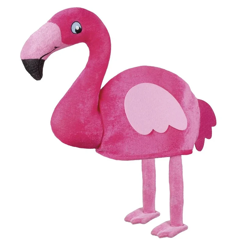 Adult Halloween Party Costume Women Flamingo Hat Pink