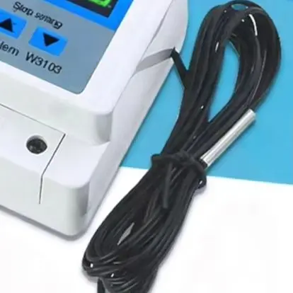 W3103 Digital Temperature Controller 30A AC 110-220V Auto Heating Cooling Thermostat -19 To 99C Sensor For Industrial Equipment