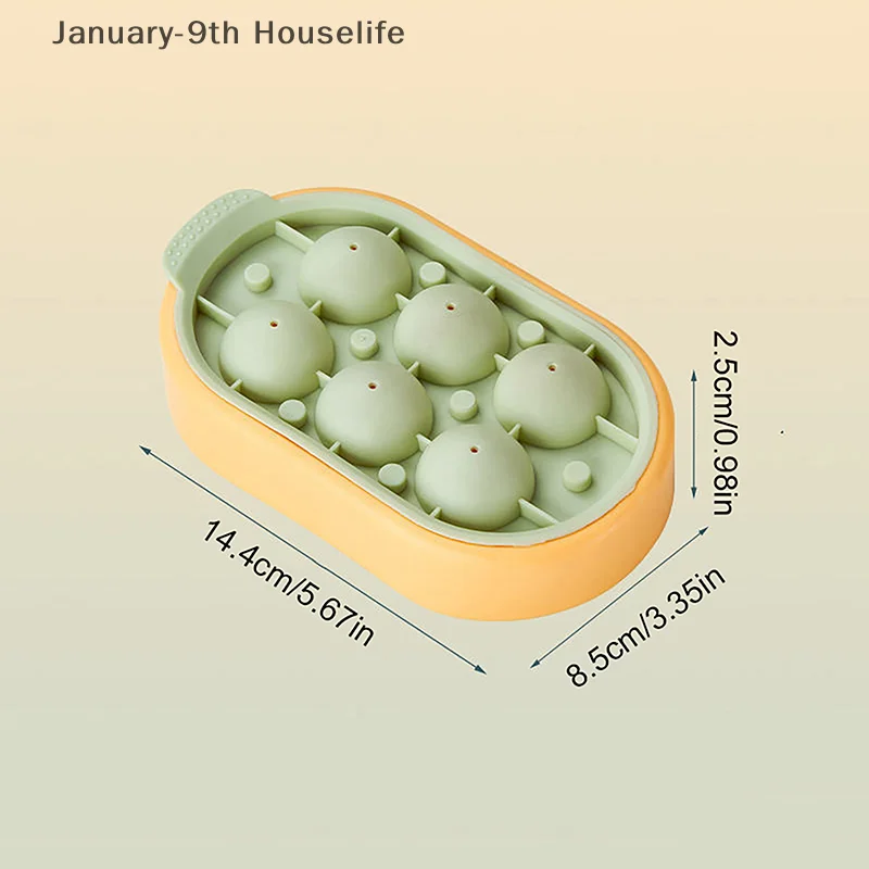 1Pc Silicone Ice Lattice Frozen Ice Cube Artifact Ice Making Mold Household Ice Tray With Lid Easy To Demould Ice Cube Mold