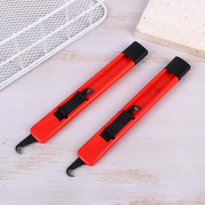 New 2Pcs Golf Retractable Hook Bladed Knife Portable Tool For Re-gripping Golf Clubs Golf Accessories High Strength Carbon Steel