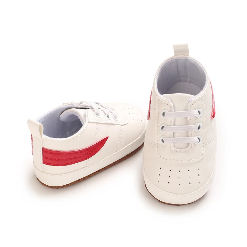 Baby-Sneaker mit weicher Sohle, Neugeborenen-Laufschuhe, rutschfeste PU-Leder-Freizeitschuhe für Kleinkinder von 0-18 Monaten, für Jungen und Mädchen. – Detail 9
