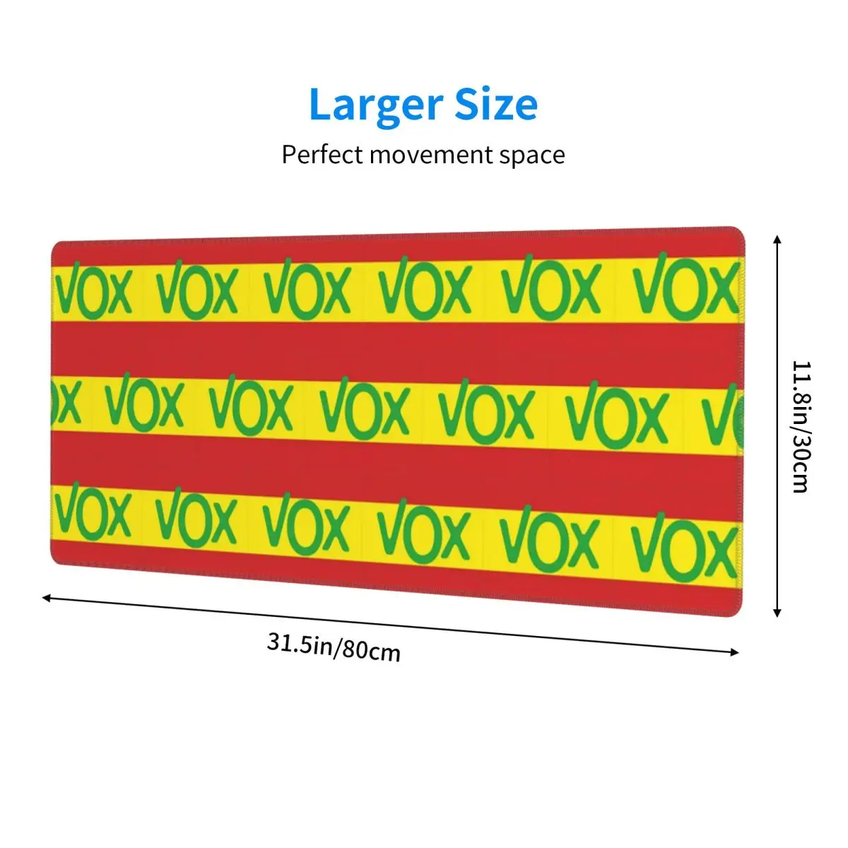 Large Mouse Pad Espana Vox Logo Spain Political Party Spanish Gamer PC Laptop Mats Keyboard Carpet Computer Gaming Desk Mat