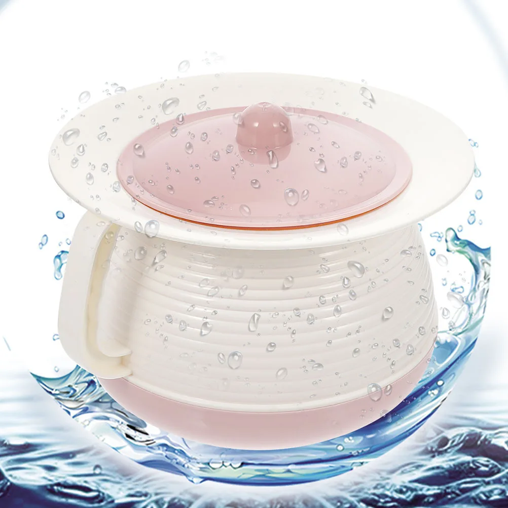 2 szt. Grube, wytrzymałe plastikowe nocniki do wypróżniania się, przenośne, kompaktowe wiaderka do użytku domowego dla dorosłych, solidne, na noc.