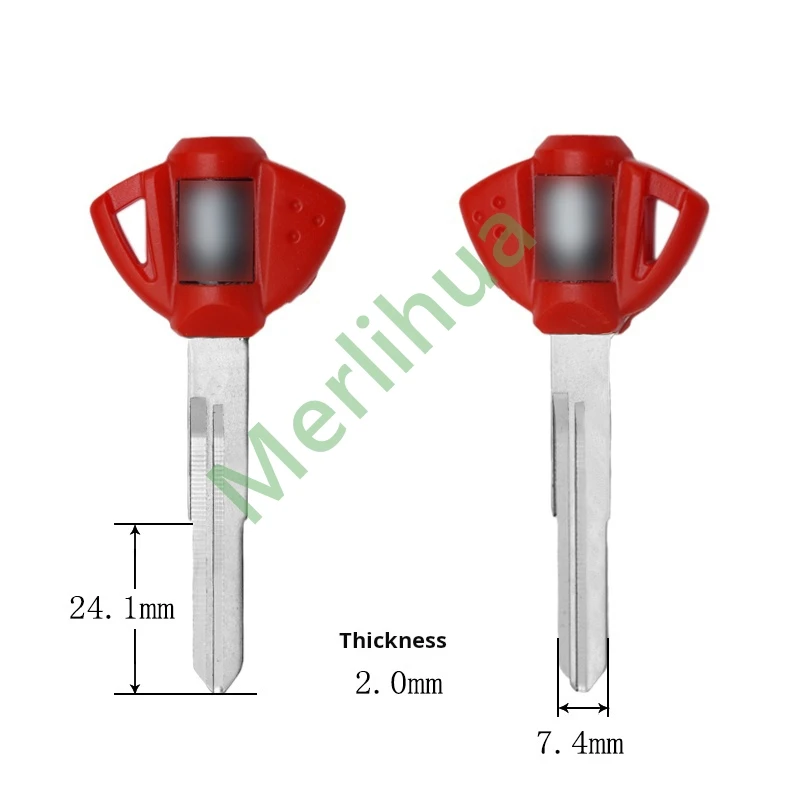 Suzuki motorcycle key, suitable for: Suzuki motorcycle size R small BK K7 K8 GSXR600 locksmith tool key blank(Can install chips)