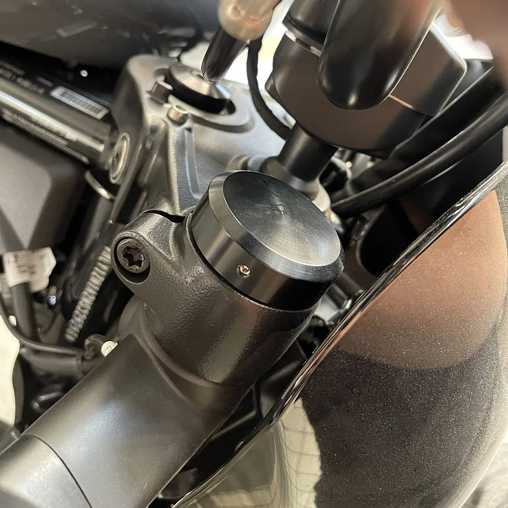 

Для Harley Nightster 975 RH975 Nightster975 S 2022 2023 новые мотоциклетные верхние крышки штока вилки черного цвета