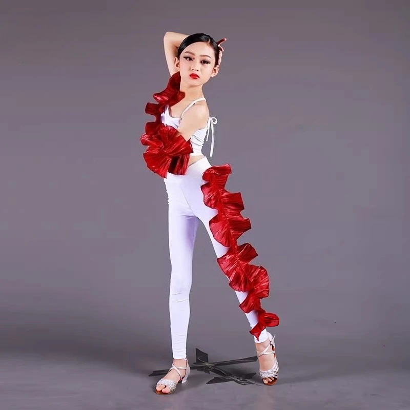 

Детские топы, тренировочная одежда, новые костюмы для девочек, одежда для выступлений на соревнованиях и экзаменах по искусству