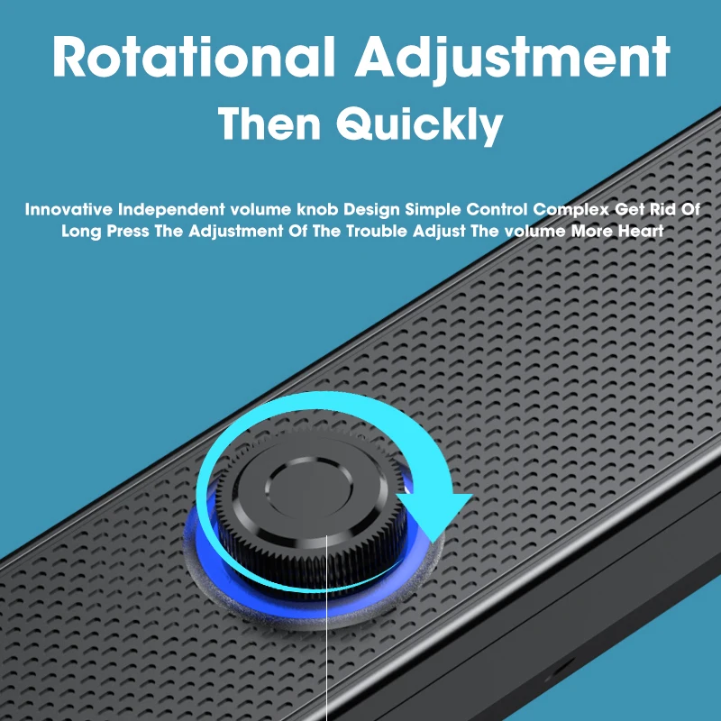 Sistema audio Home Theater altoparlante Bluetooth 4D Surround Soundbar altoparlante per Computer per TV Soundbar Box Subwoofer Stereo Music Box
