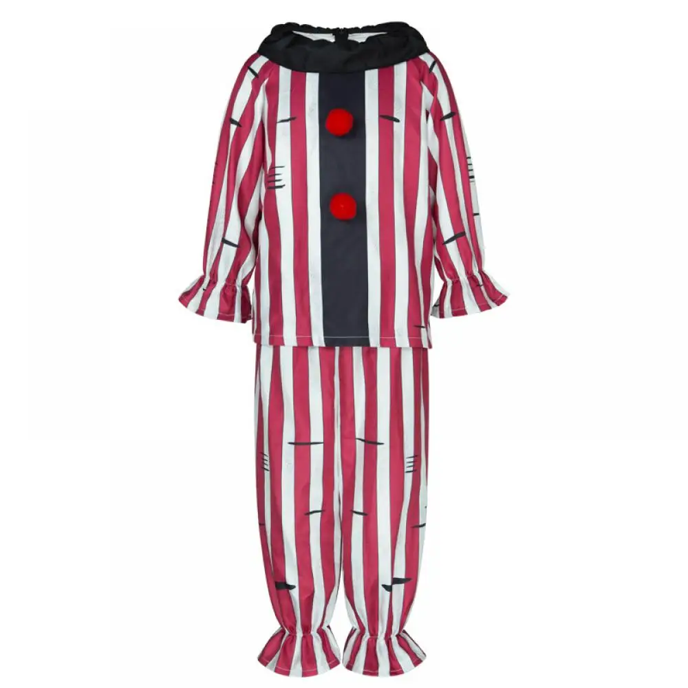 Déguisement Clown Rayé Rouge et Blanc Adulte – photo 6