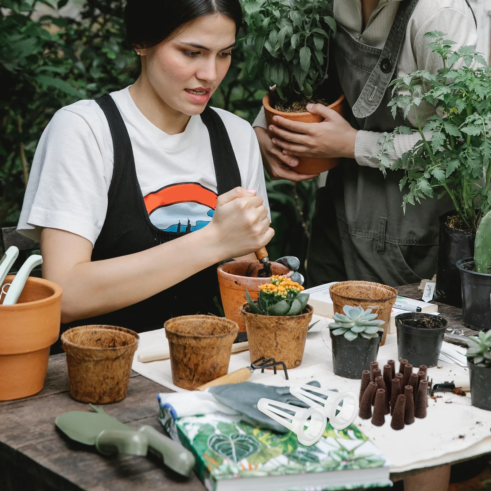 

Набор для гидропоники: универсальная система для выращивания растений в помещении и на улице, прочная подставка, не требует почвы, садовая корзина