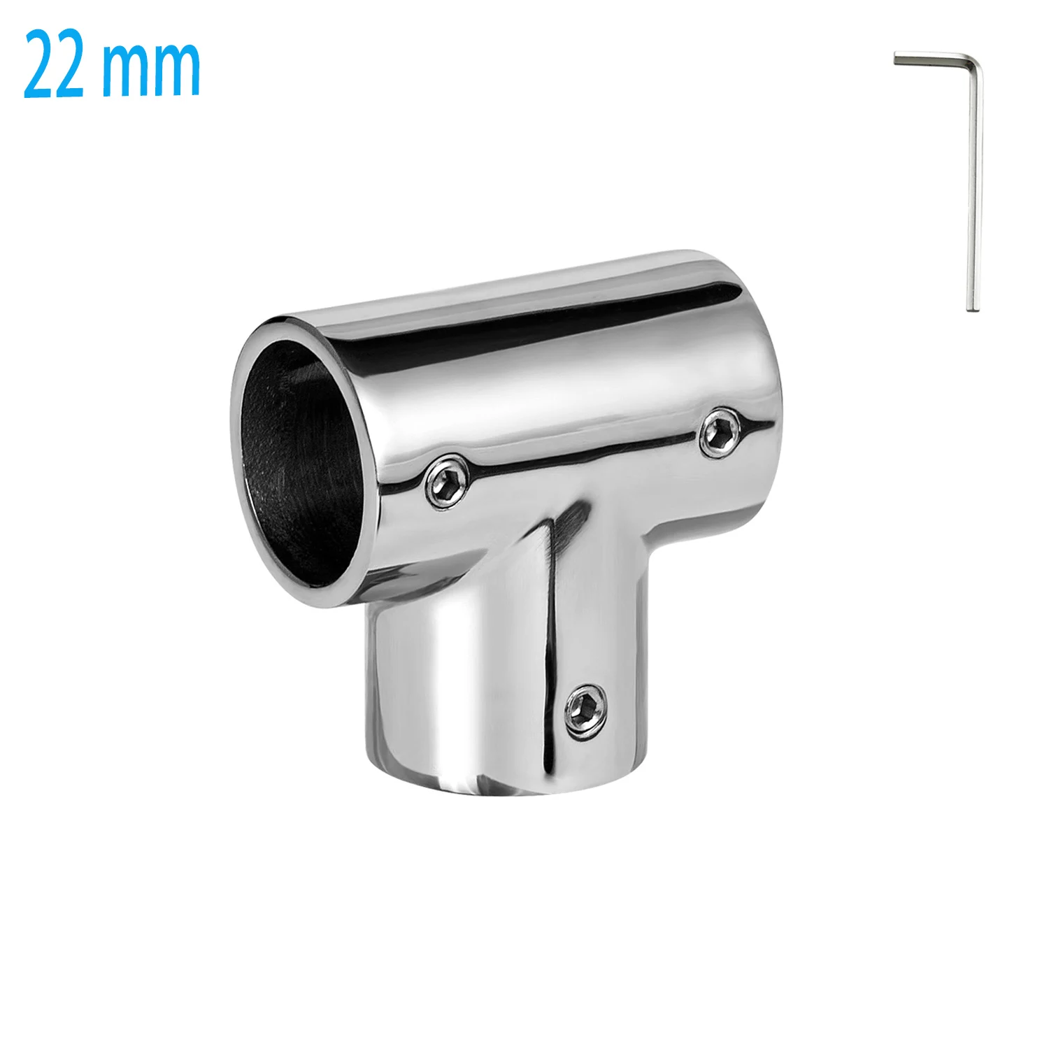 Boat Handrail Fitting 90 Degree Tee Rail for 7/8