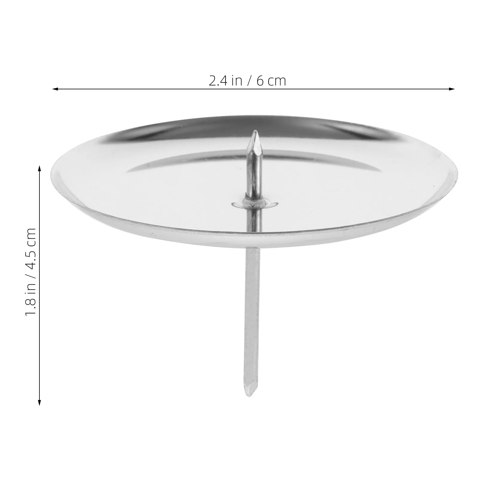 10 قطعة حامل عمود حديد أسود لعيد الميلاد والهالوين ديكور المنزل طاولة طعام قاعدة مركزية طويلة #2