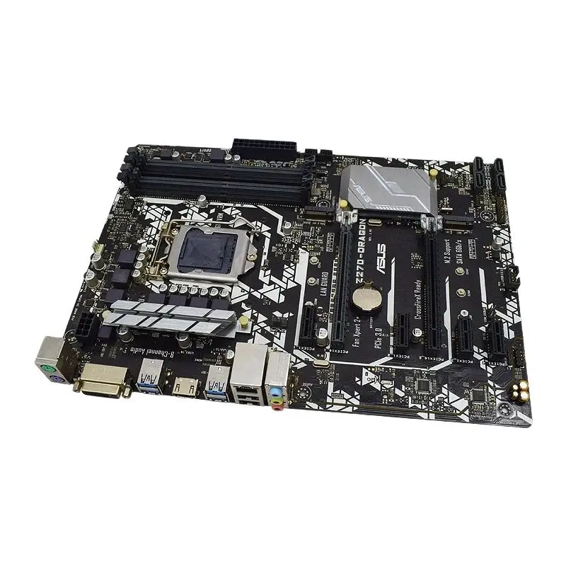 Imagem -06 - Placa-mãe para pc Desktop Chipconjunto Intel Z270 Soquete Lga 1151 Suporte 4x Ddr4 64gb Pci-e 3.0 Sata M.2 Asus-z270-dragon