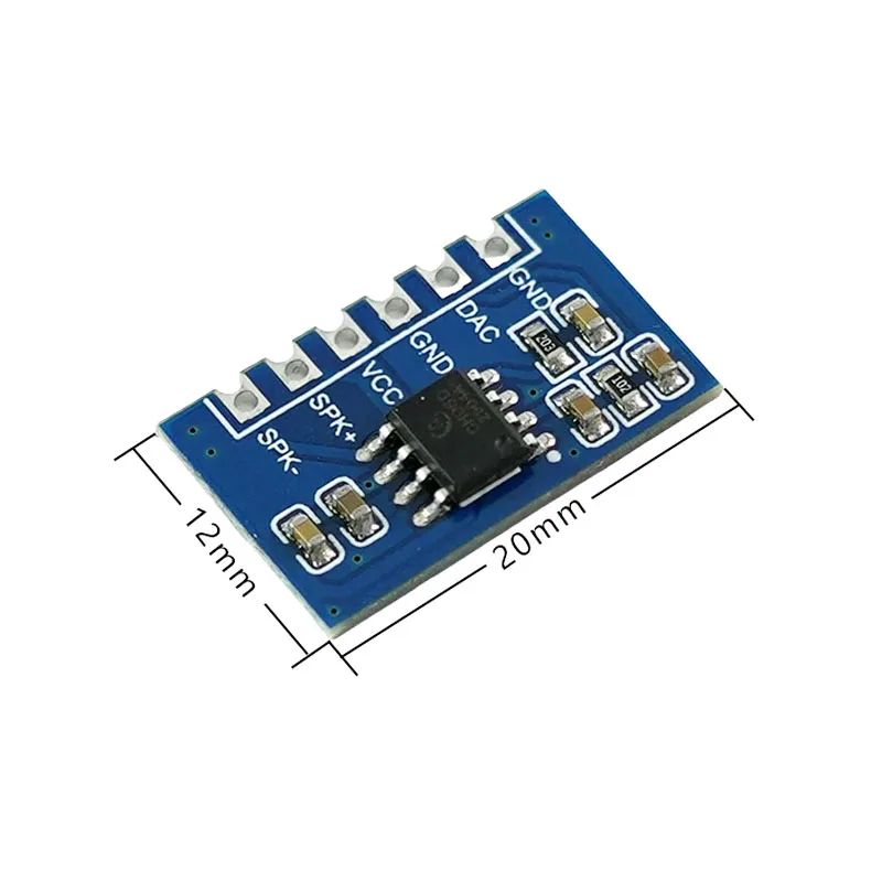 5/10pcs CH05D 5W Mono Audio Amplifier Module, 5V DC Power Supply, Mini Hi-Fi Board with High Power Loud Sound for DIY Speaker