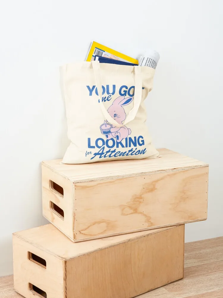 NewJeans - you got me looking for attention Tote Bag custom canvas bag Women's bag hand