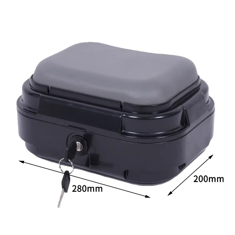 for Universal Electric Vehicle Thickened Trunk Scooter Storage Seat Cushion Simple ABS Storage Box Can Sit in the Trunk