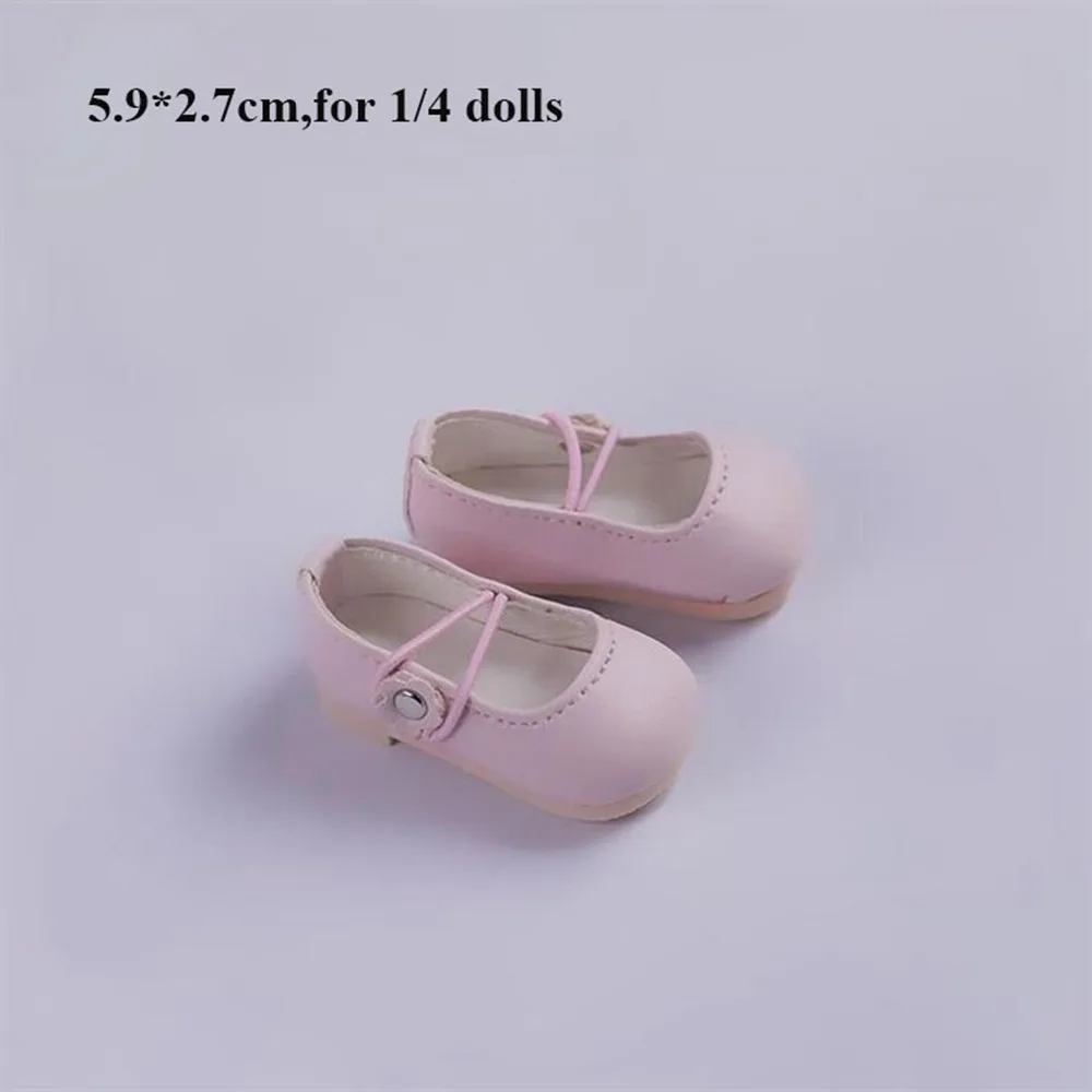 

Fashion Princess Doll Shoes PU Leather Cute Round Toe Shoes DIY Accessories Sexy Play House Shoes for 1/4 1/6 BJD 30/45cm Dolls
