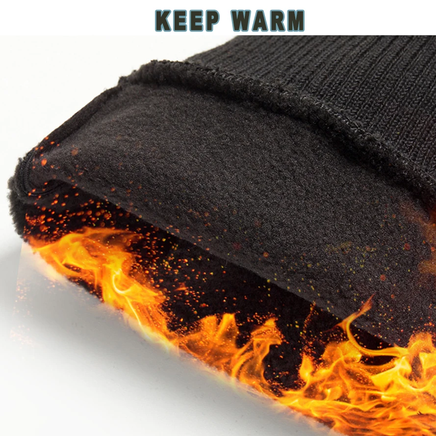 Winter Warm Full Fingers Waterproof Cycling Outdoor Sports Running Motorcycle Ski Touch Screen Fleece Gloves