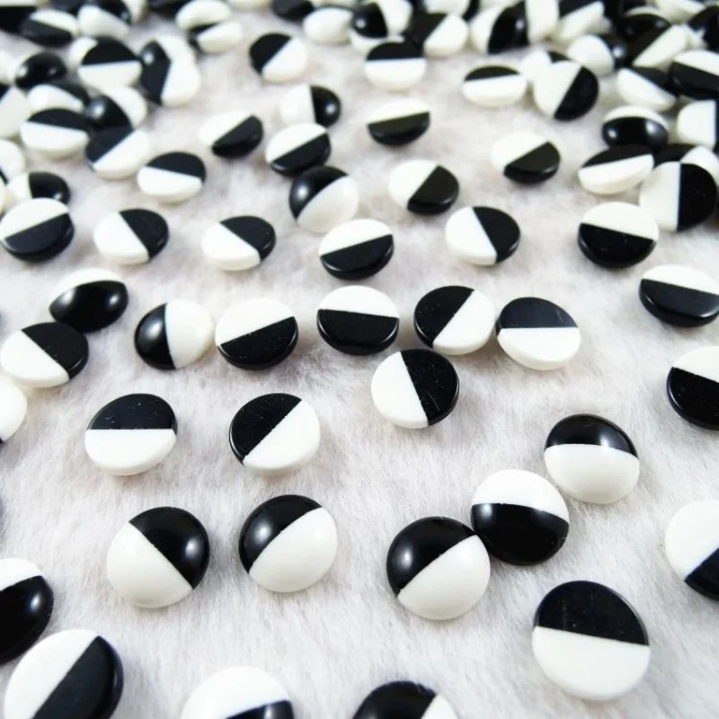 Wholesale 8mm10mm Rasta Style Round Half Flat Back Cabochon Resin Beads DIY Phone Cases Jewelry Home Decoration Craft Scrapbook