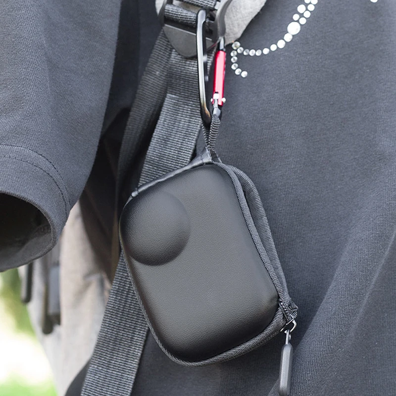Mini bolsa de armazenamento portátil para insta360 go ultra sport, protetor de câmera, bolsa de armazenamento pu, acessórios