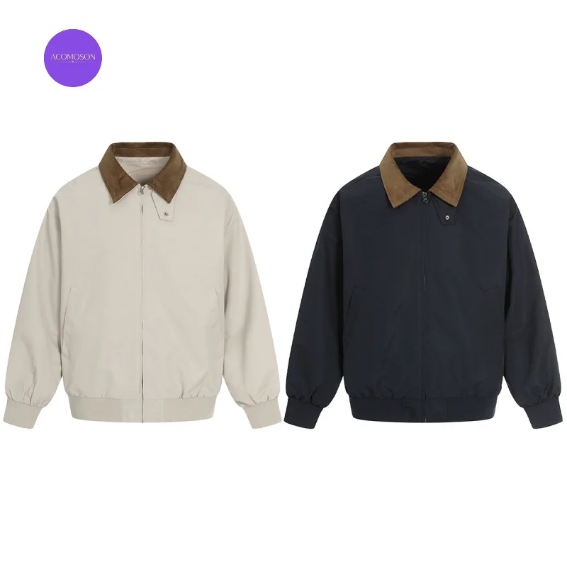 ACOMOSON Luxury Quality Autumn Winter Work Jacket Travel Holiday Campus EU US Size Oversize Cleanfit Casual Outdoor Coat