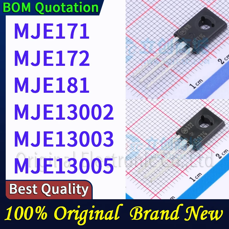 

5pcs/lot MJE171 MJE172 MJE181 MJE13002 MJE13003 MJE13005 In stock Original High quality