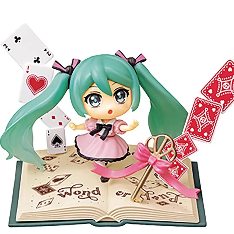 1pcs Random Style 6CM Anime Hatsune Miku KAITO Secret Wonderland Collection Kawaii Figure Scene Miniature Model Toys Doll Gift