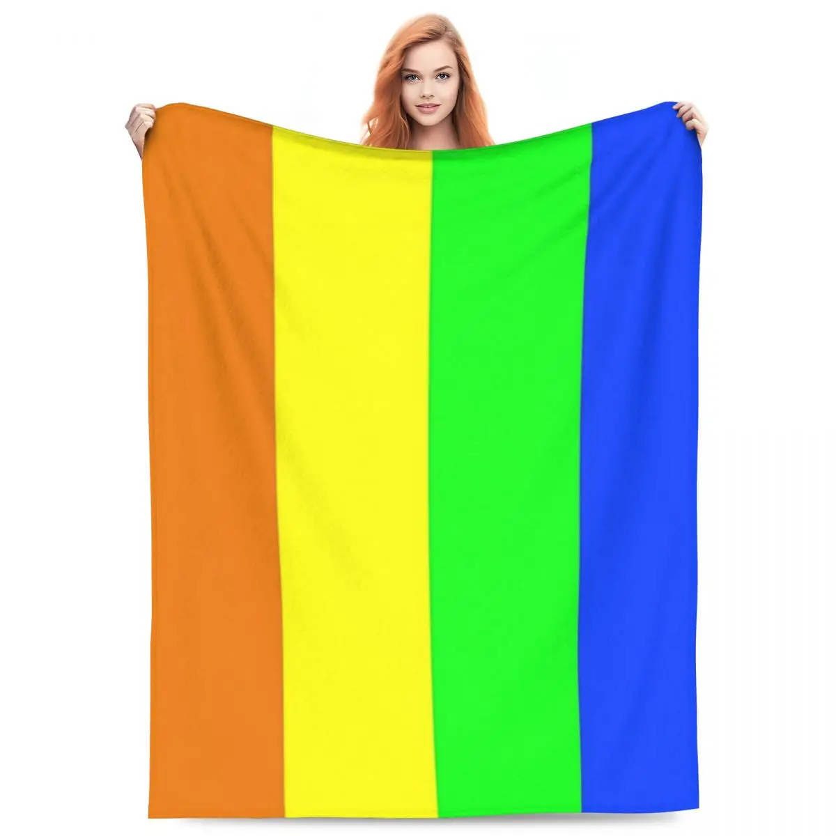 

Rainbow Flag Boho Lgbt Pride Yaoi Blankets Fleece Sofa Breathable Throw Blankets for Home Bedroom Outdoor Throws Bedspread Quilt