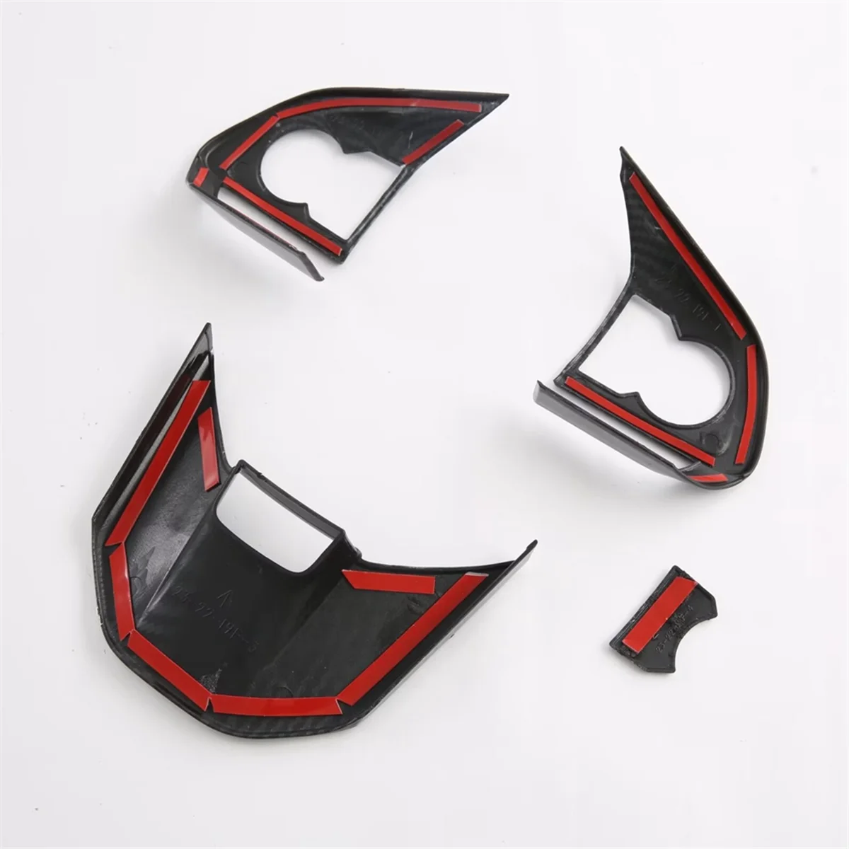 For Veloz 2022-2024 Carbon Fiber Car Steering Wheel Switch Buttons Cover Frame Trim Interior