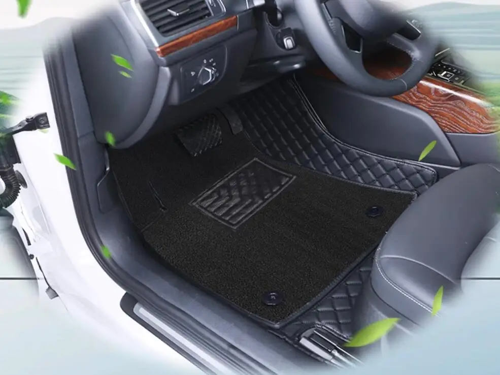 High quality! Custom special car floor mats for Toyota Land Cruiser 300 2026-2022 5 seats double layers carpets for LC300 2024