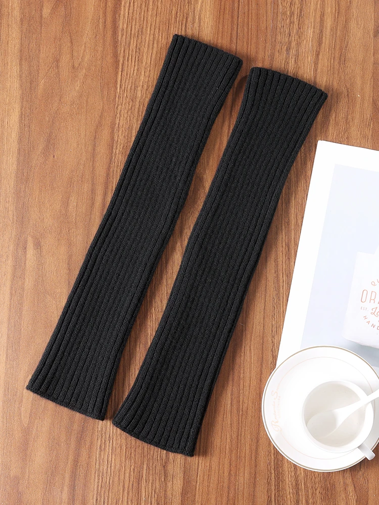 

Wool Knitted Long Sleeve Arm Covers Men Women Autumn Winter Warm Protection Fake Sleeves Leg Warmers Multi Functional Accesso...