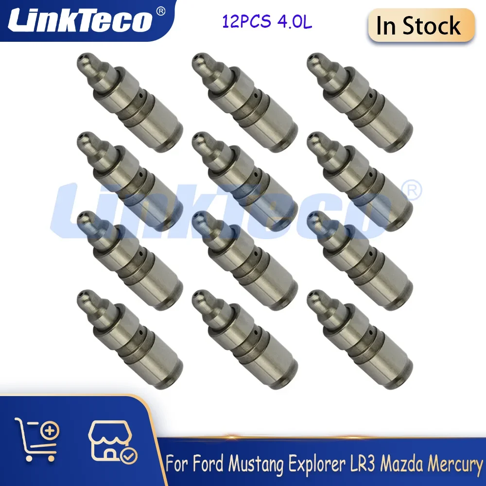 12PCS Hydraulic Lifters For Ford Mustang Explorer Sport Trac Ranger Mazda B4000 Mercury Mountaineer Land Rover LR3 4.0L 97-10