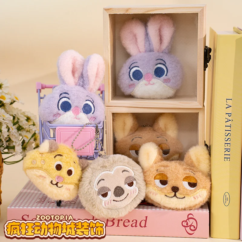 Zootopia Nieuwe Anime Periferie Lightning Judy Leopard Officier Nick Wilde Leuke Fun Cartoon Pluche Pop Sleutelhanger Decoratie Meisje Gift