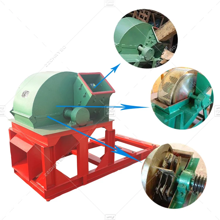 

Blade Hammer Wood Sawdust Crusher Shaving Making Machine Grinding Production Chips Maker Pulverizer Machine For Charcoal Pellets