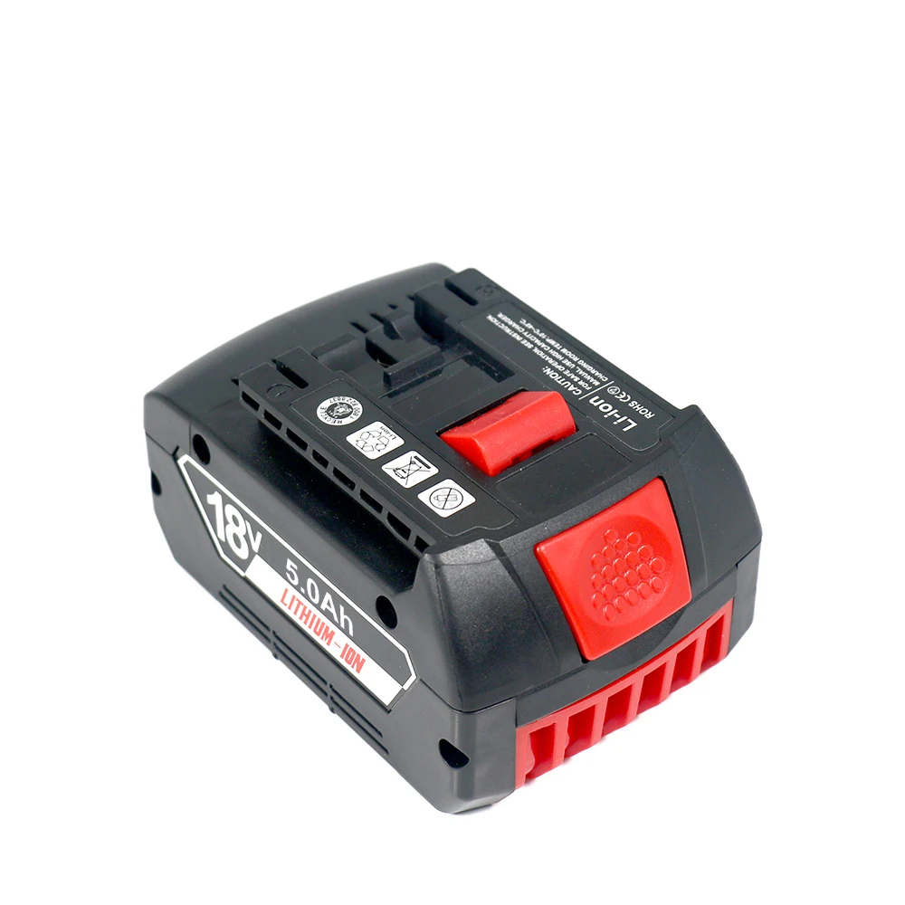 

100% New For Bosch 18V battery, 18V 5Ah 5000mAh backup batteries, Draadloze professional system, BAT609 BAT618 GBA18V80 tool ba