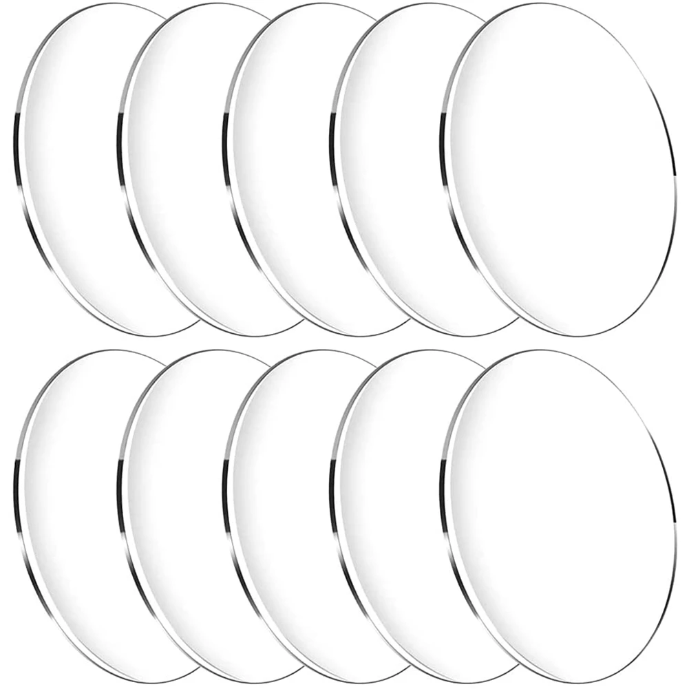 

10 Pcs Clear Circle Acrylic Sheet, 1/8Inch Thickness, 5 Inch Acrylic Disc Sign for Name Cards,Painting and DIY Projects