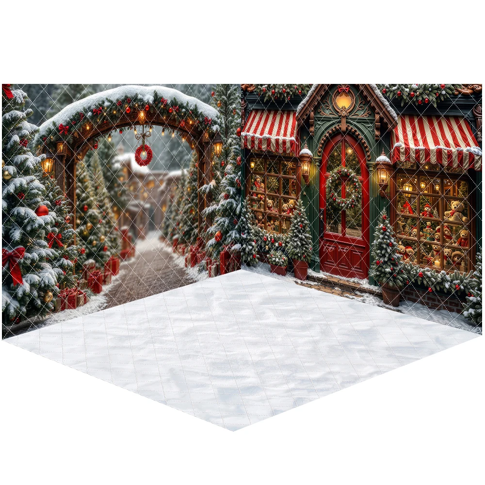 

Фон для фотосессий «Красная дверь»: Рождественский венок, праздничный декор для взрослых и детей, для фотосессий с тортами и детских праздников