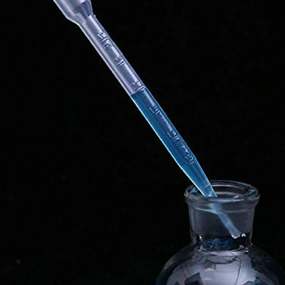 

300 Pcs Graduated Dropper Pipette Chemistry Pipettes Laboratory Plastic Droppers Tube 3ml