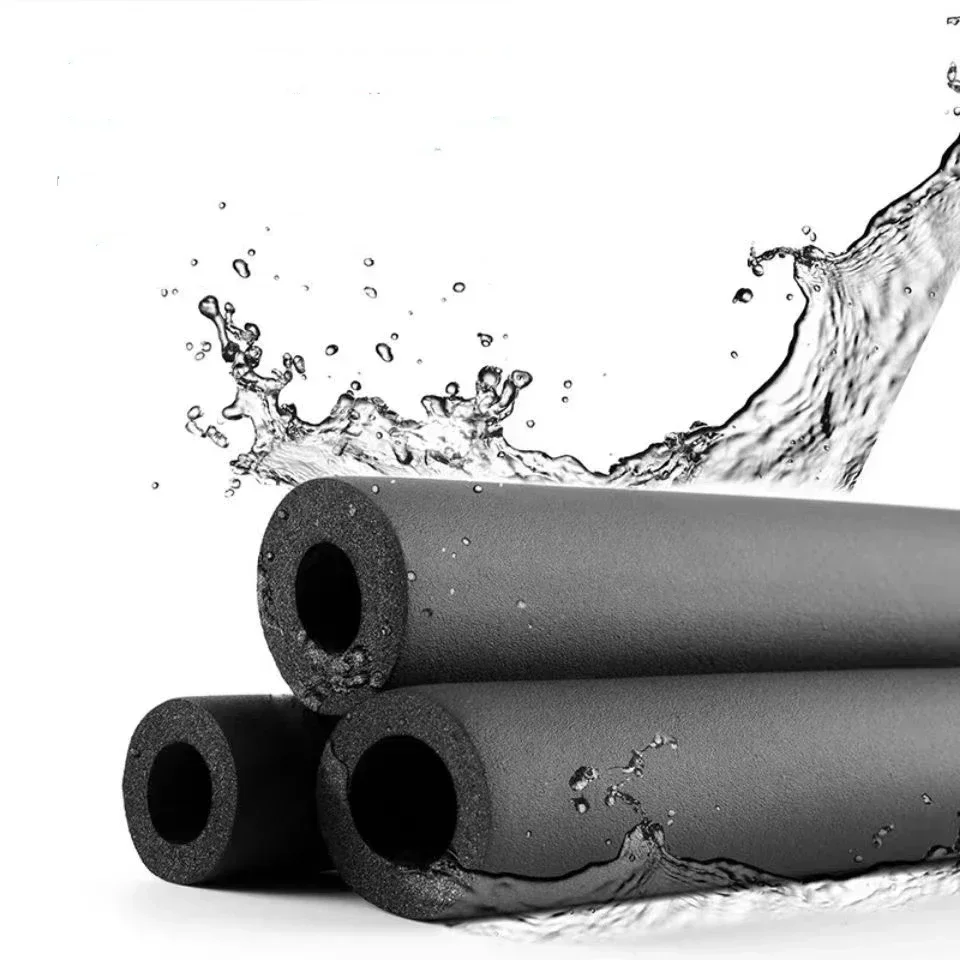 EPDM Foam Epdm Hose O Type Length 1M to 3M Neoprene Customized Plastic Foam Black Soft Round Heat Insulation Tube Sleeving