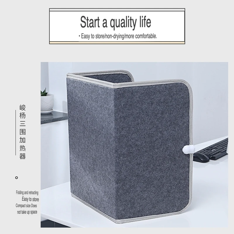 ذكي قابل للتعديل وسادة دافئة دافئة ثلاثة محيط جهاز تدفئة القدمين مكتب تدفئة الساق حصيرة ساخنة سخانات المنزل تحت الطاولة