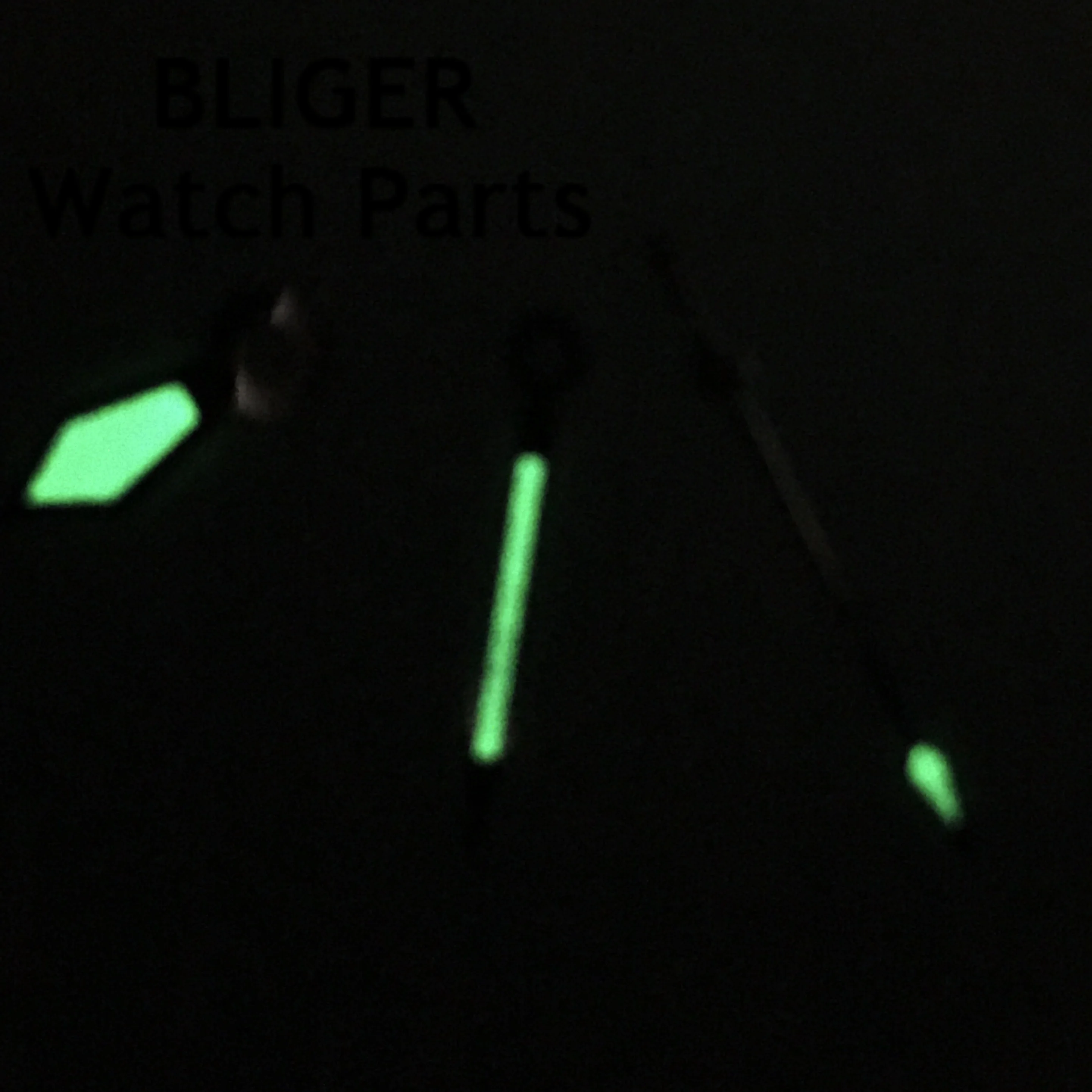 BLIGER silver watch hands luminous fit NH35 NH36 ETA 2824 2836 Miyota8215 8205 821A Mingzhu DG2813 3804 PT5000 movement