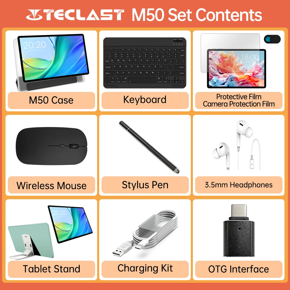 FOTO 6 - Планшет Teclast M50 2024 Unisoc T606 8-ядерный 2