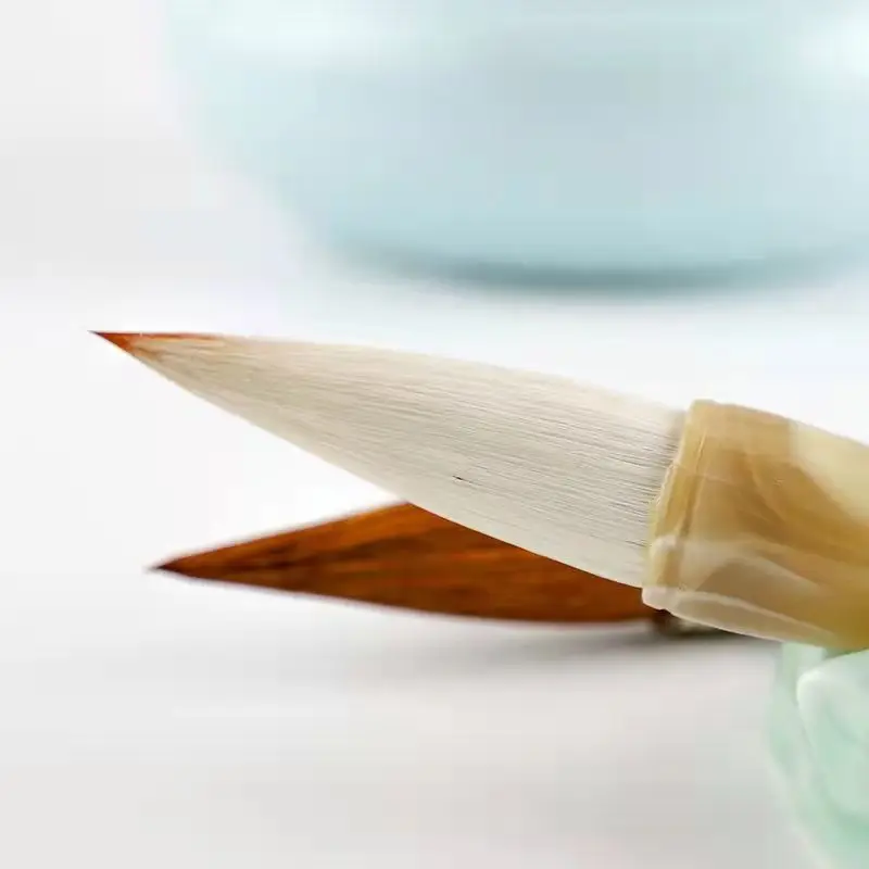 Imagem -03 - Chinês Caligrafia Escrita Escova Grupo Ferramentas de Escrita Arte Suprimentos Artista Pincéis Pen Urso Cabelo Lobo Cabelo e Ovelha Cabelo e Ambos