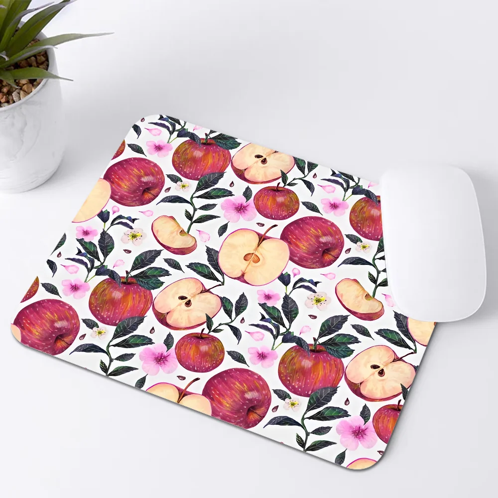 Fresh Lemon Plants Fruit Mousepad Small Office Computer Desk Mat Table Keyboard Big Mouse Pad Laptop Cushion Non-slip Deskpad