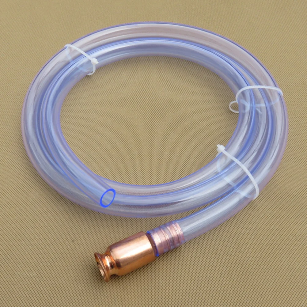 

1 Set 4mm Copper Connector Automatic Water Pump Siphon Hose Fuel Transfer Tube Oil Siphon Hose Liquid Transfer Pump For Engine
