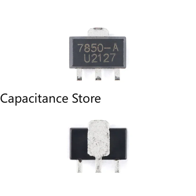 10PCS Original Genuine HT7850-A SOT-89 450mA Low Voltage Differential Linear Regulator LDO Chip