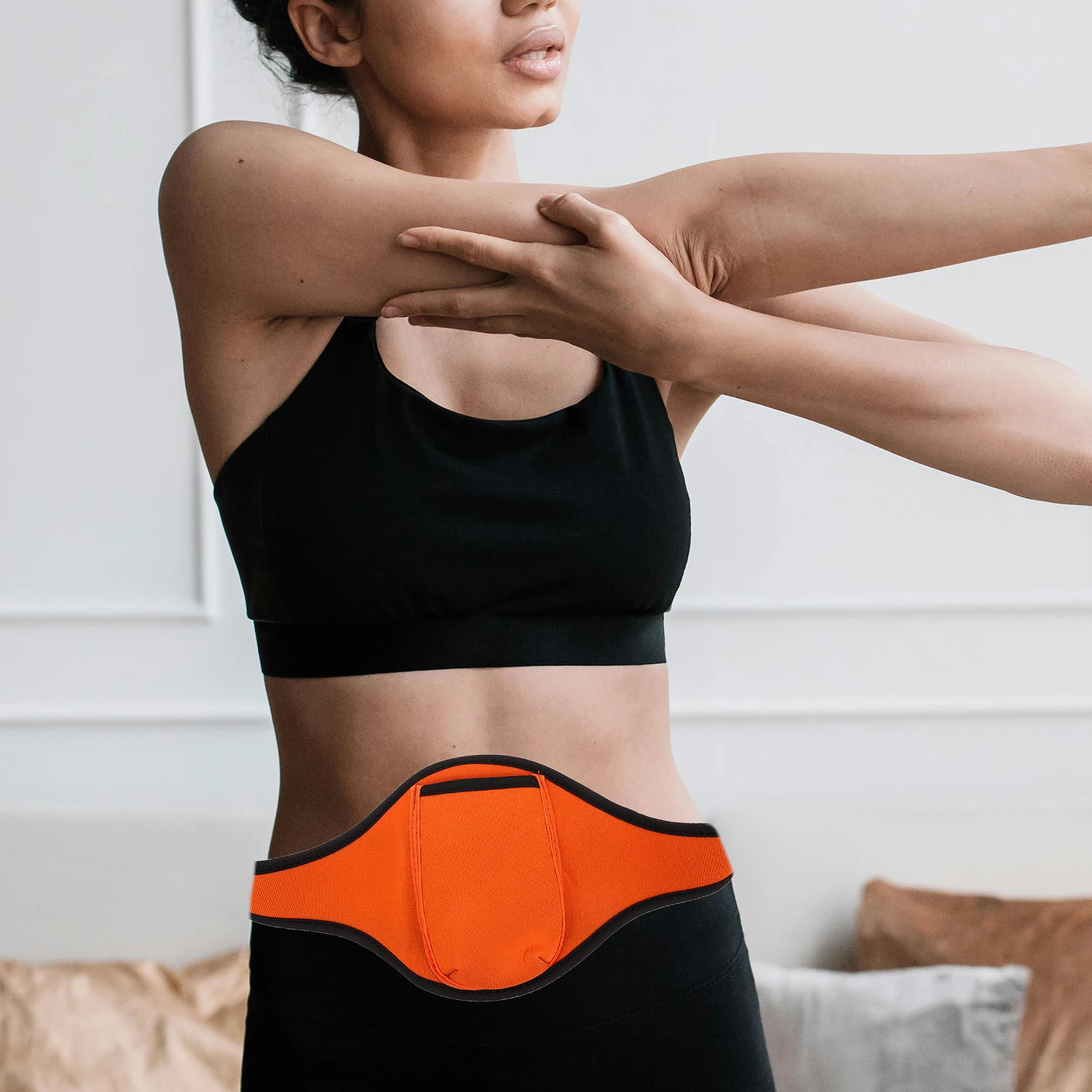 حامل ميكروفون بحزام ميكروفون، حقيبة خصر للياقة البدنية، حزمة حامل قابلة للتعديل لمكبرات صوت المسرح والمسرح والتمرين، حقيبة محمولة في الهواء الطلق #5