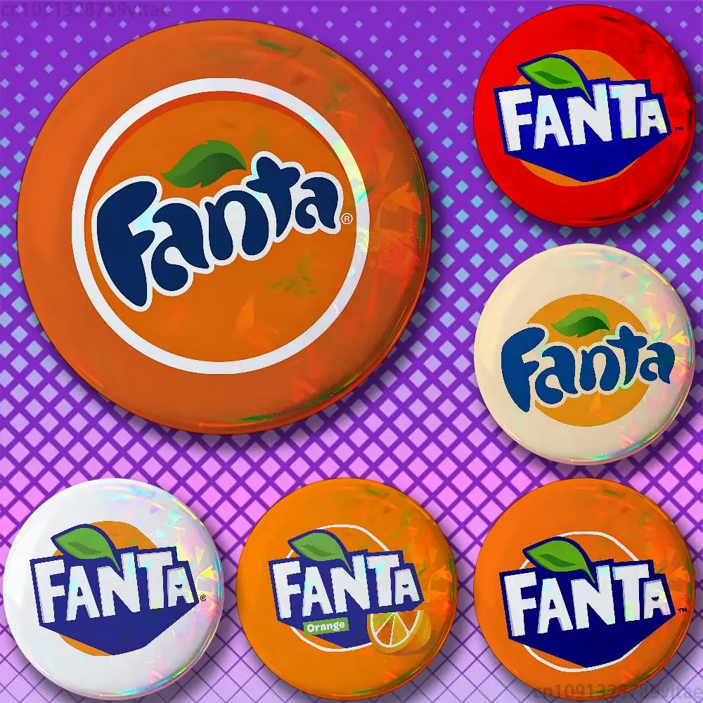 F-FantaS 32/44/58 mm handgefertigte Anstecknadeln, runde Brosche, Abzeichen, Rucksäcke, Kleidung, Schmuck, Geschenke