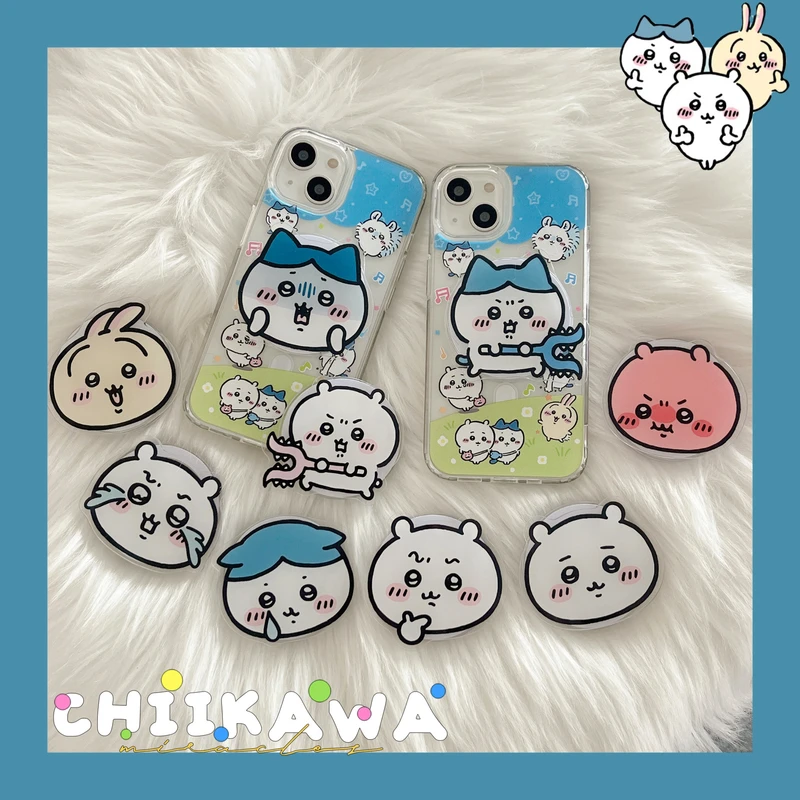 Image of Niedliche Japan Anime Chiikawa Magnetische Halterung Magsafe Kabellose Ladehülle für iPhone 17 16 15 14 13 12 11 Pro Max Cover