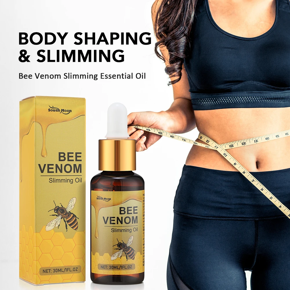 Slimming Oil Fat Burning Belly Loss Fat Lose Weight Slim Down Natural Bee Venom Weight Lose Slimming Essential Oils