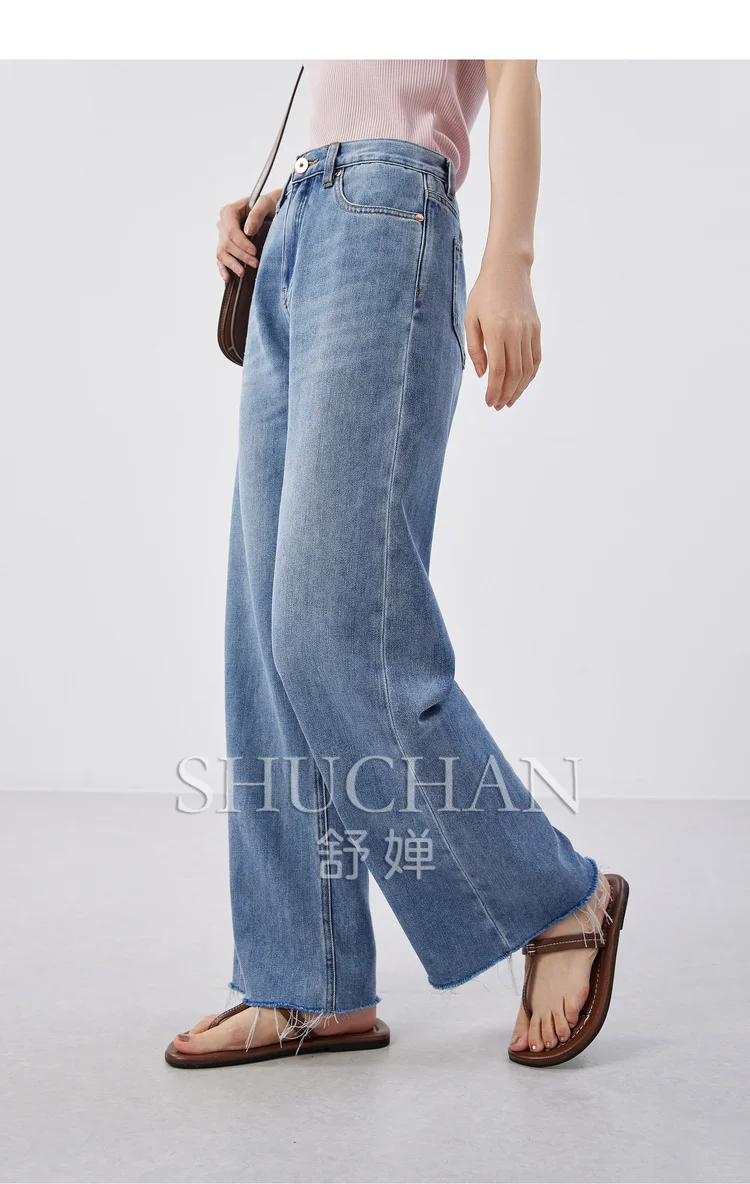 Straight  Pants Women  COTTON  POLYESTER  Linen  Acetate  Jeans Women  Streetwear Women  High Waisted Jeans